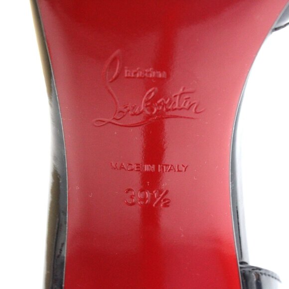 Christian Louboutin Black Patent Leather Heels - Picture 9 of 12